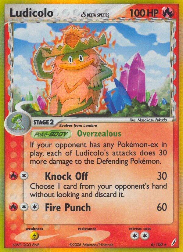 Ludicolo 6/100 - EX Crystal Guardians
