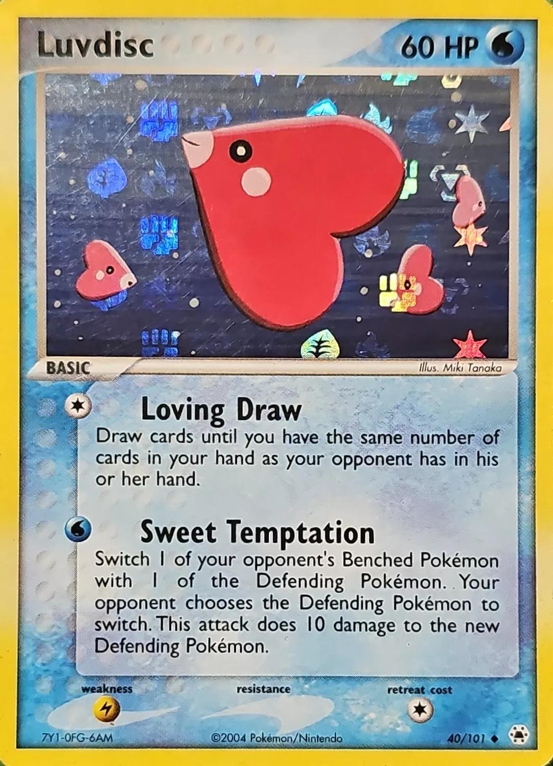 Luvdisc 40/101 - EX Hidden Legends