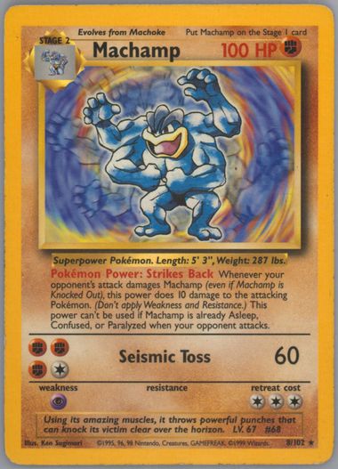 Machamp 8/102 - Base Set