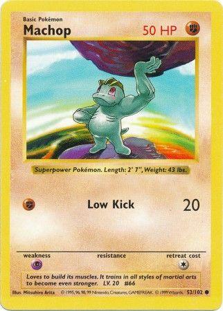 Machop 52/102 - Base Set
