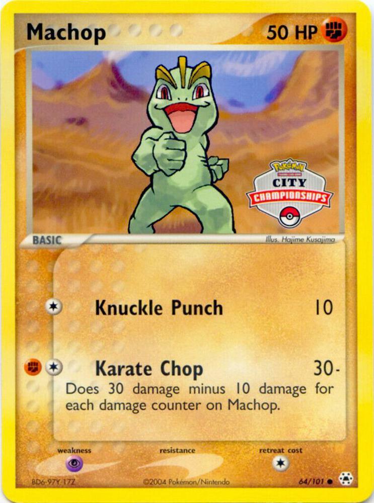 Machop 64/101 - EX Hidden Legends