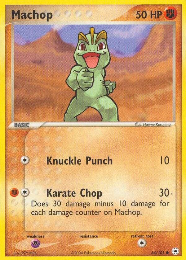 Machop 64/101 - EX Hidden Legends