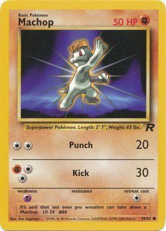 Machop 59/82 - Team Rocket
