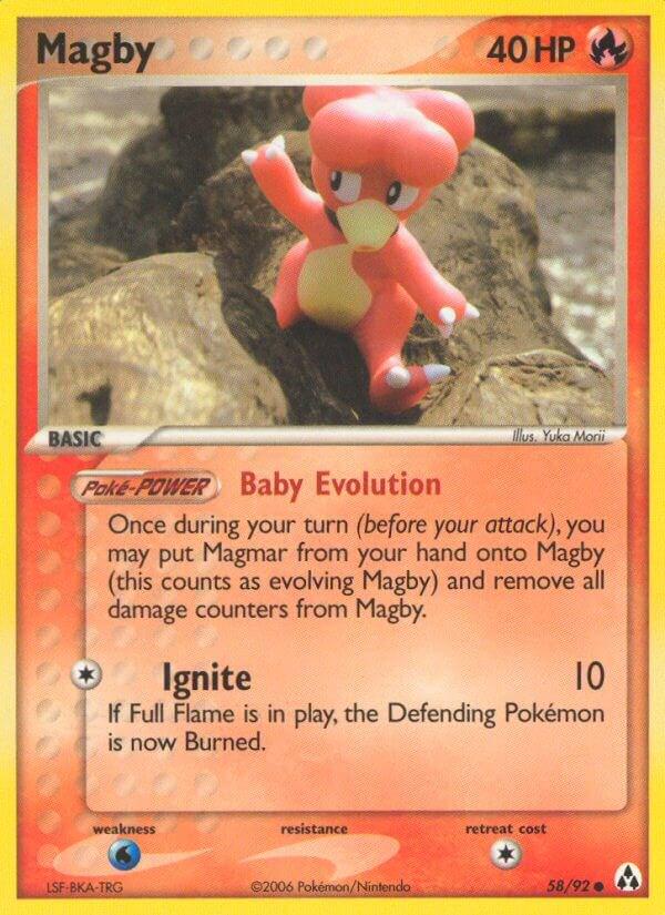 Magby 58/92 - EX Legend Maker