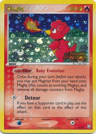 Magby 24/109 - EX Team Rocket Returns