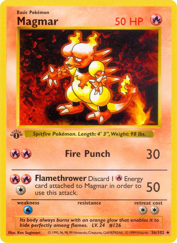 Magmar 36/102 - Base Set