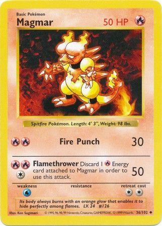 Magmar 36/102 - Base Set