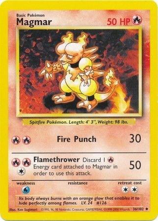 Magmar 36/102 - Base Set