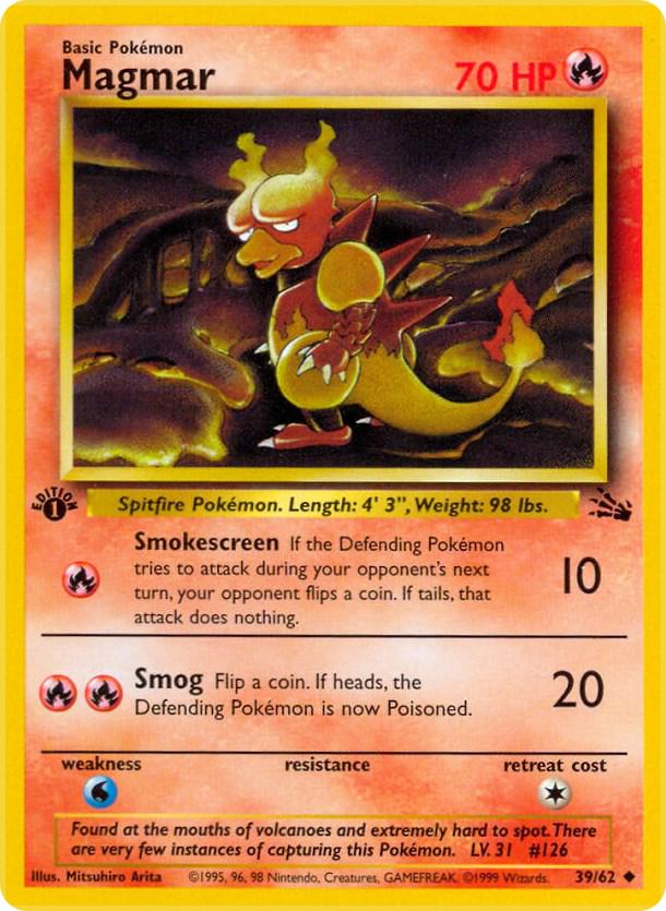 Magmar 39/62 - Fossil Set