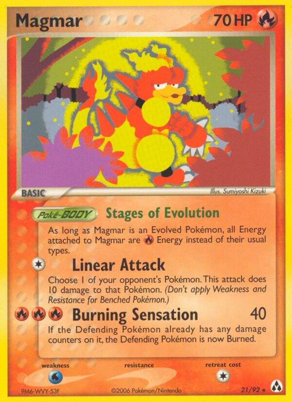 Magmar 21/92 - EX Legend Maker