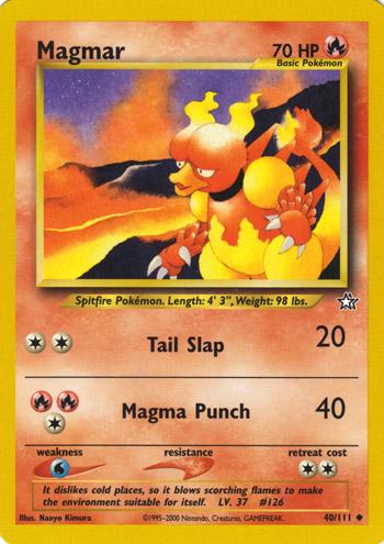 Magmar 40/111 - Neo Genesis