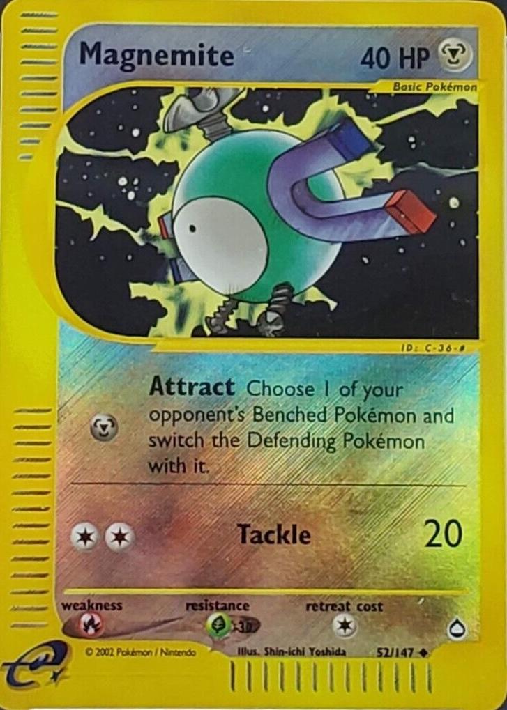 Magnemite 52/147 - Aquapolis