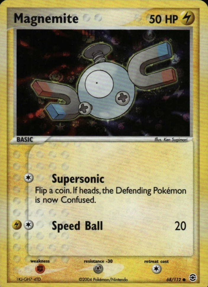 Magnemite 68/112 - EX Fire Red & Leaf Green