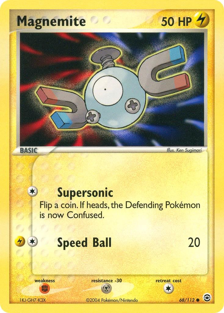 Magnemite 68/112 - EX Fire Red & Leaf Green