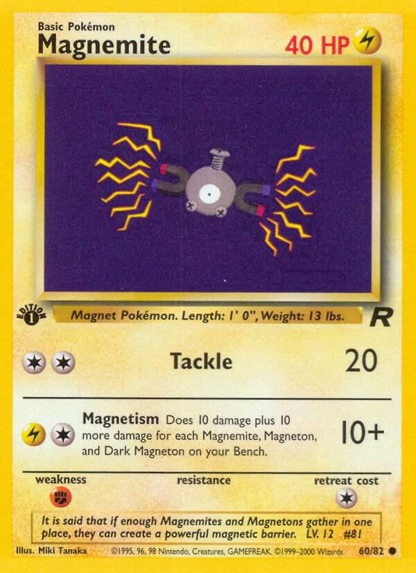 Magnemite 60/82 - Team Rocket