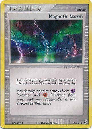 Magnetic Storm 91/101 - EX Hidden Legends