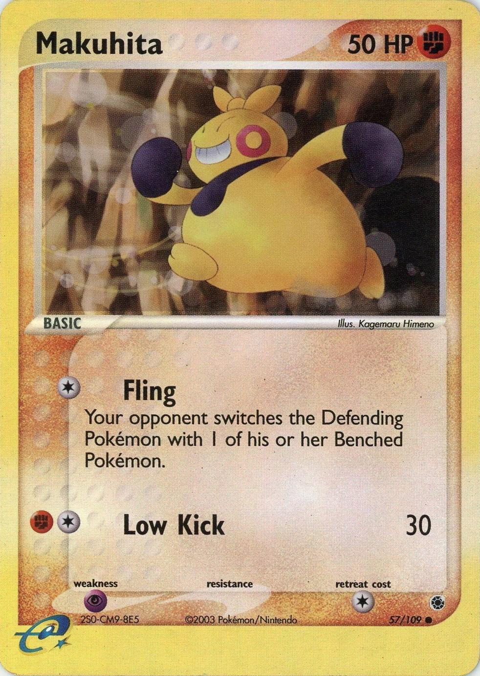 Makuhita 57/109 - EX Ruby & Sapphire