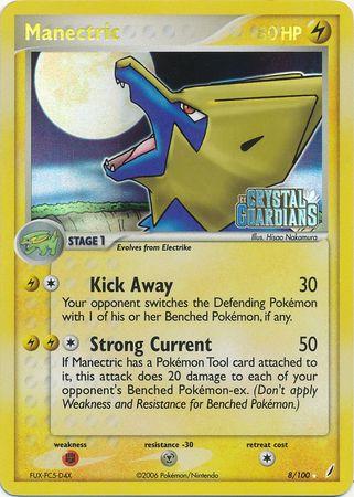 Manectric 8/100 - EX Crystal Guardians