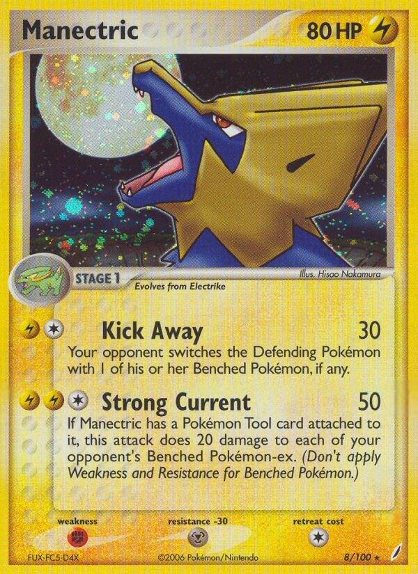 Manectric 8/100 - EX Crystal Guardians