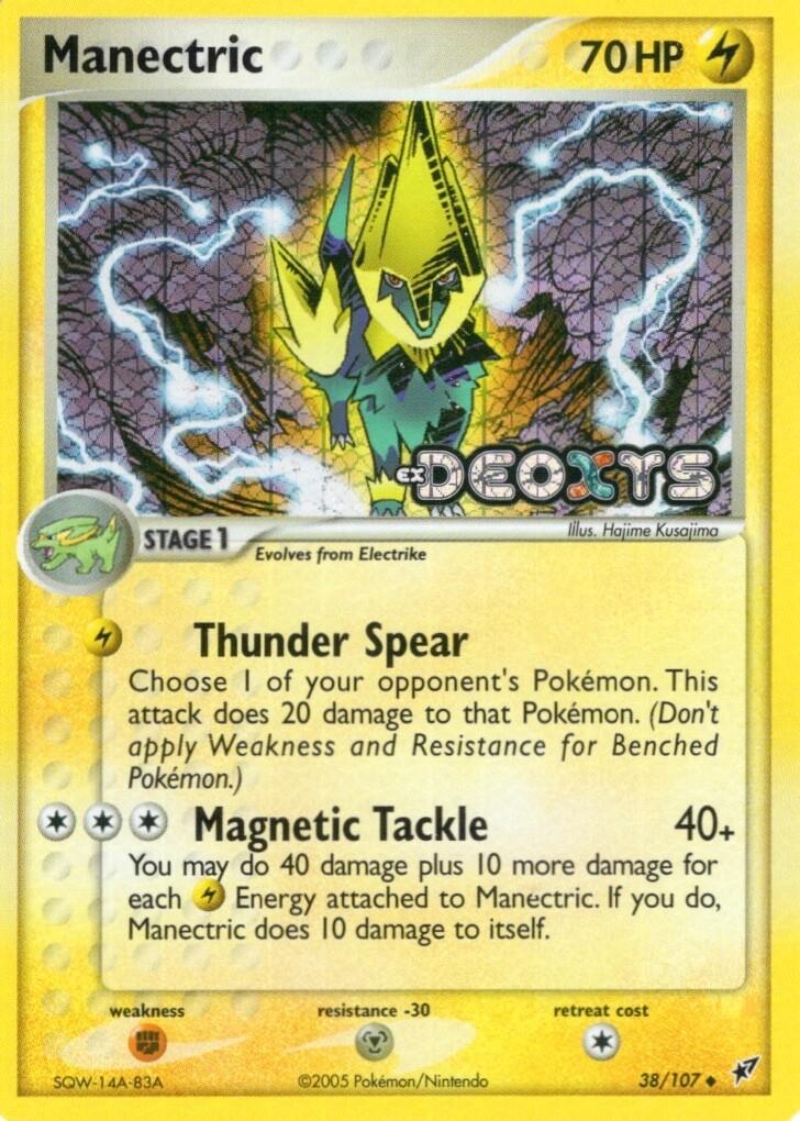 Manectric 38/107 - EX Deoxys