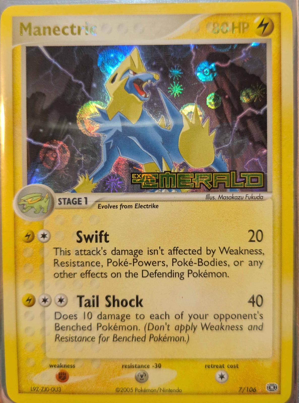 Manectric 7/106 - EX Emerald