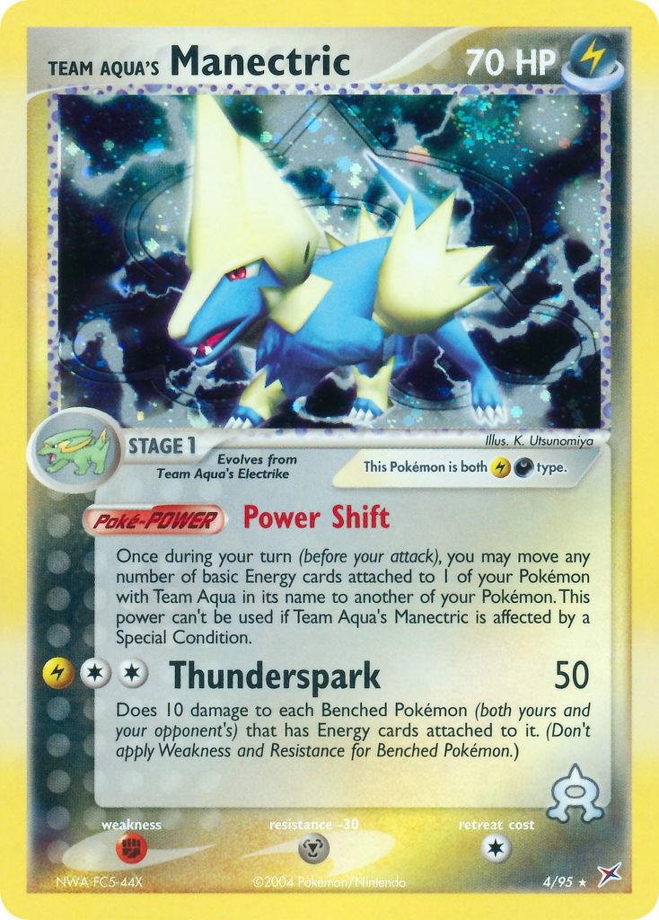 Manectric 4/95 - EX Team Magma vs Team Aqua