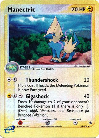 Manectric 39/109 - EX Ruby & Sapphire