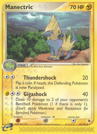 Manectric 39/109 - EX Ruby & Sapphire