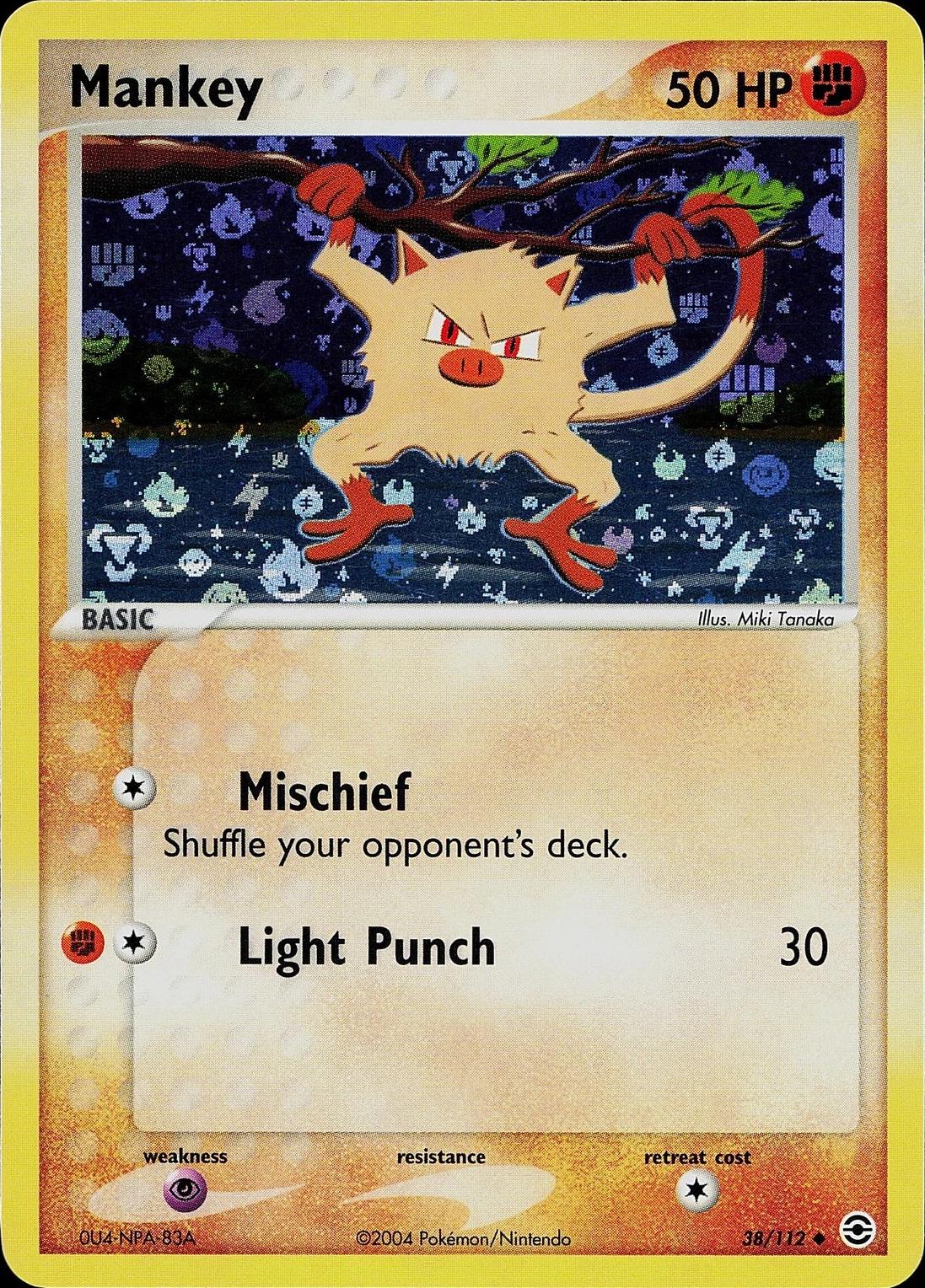 Mankey 38/112 - EX Fire Red & Leaf Green