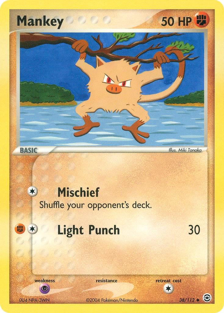 Mankey 38/112 - EX Fire Red & Leaf Green