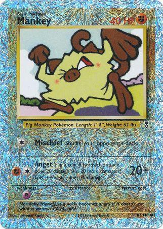 Mankey 81/110 - Legendary Collection