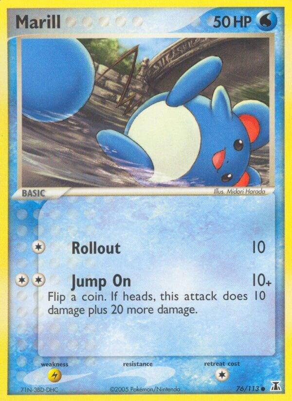 Marill 76/113 - EX Delta Species