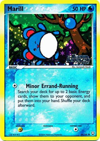 Marill 68/109 - EX Team Rocket Returns