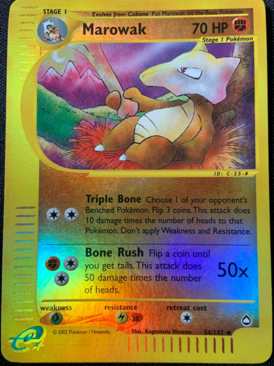 Marowak 54/147 - Aquapolis