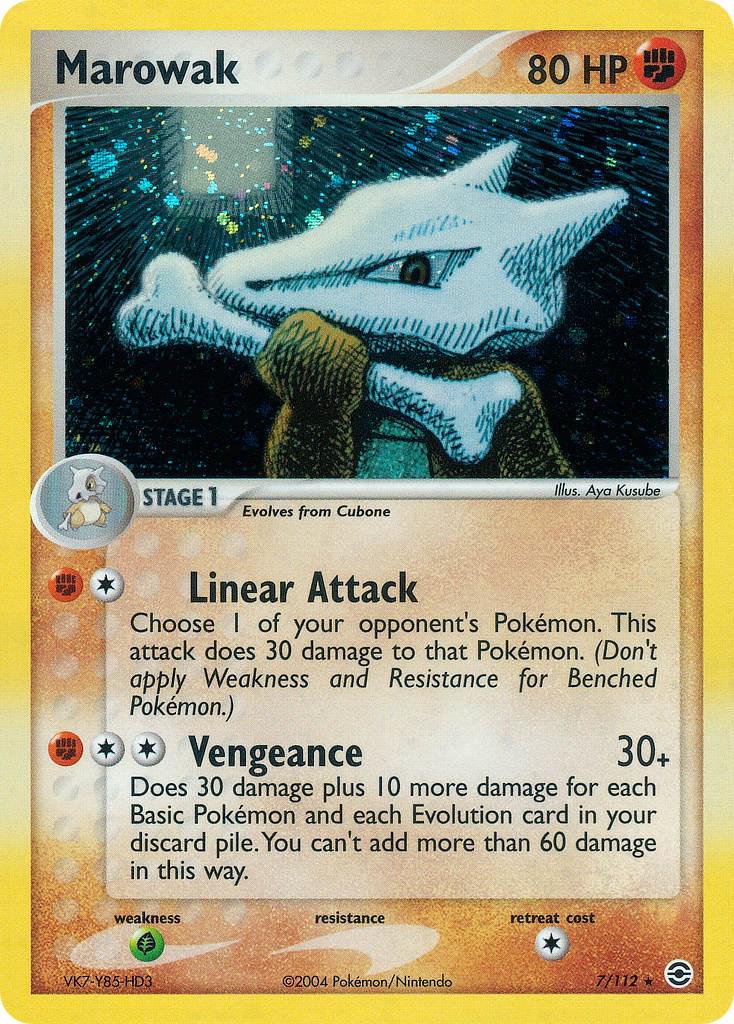Marowak 7/112 - EX Fire Red & Leaf Green