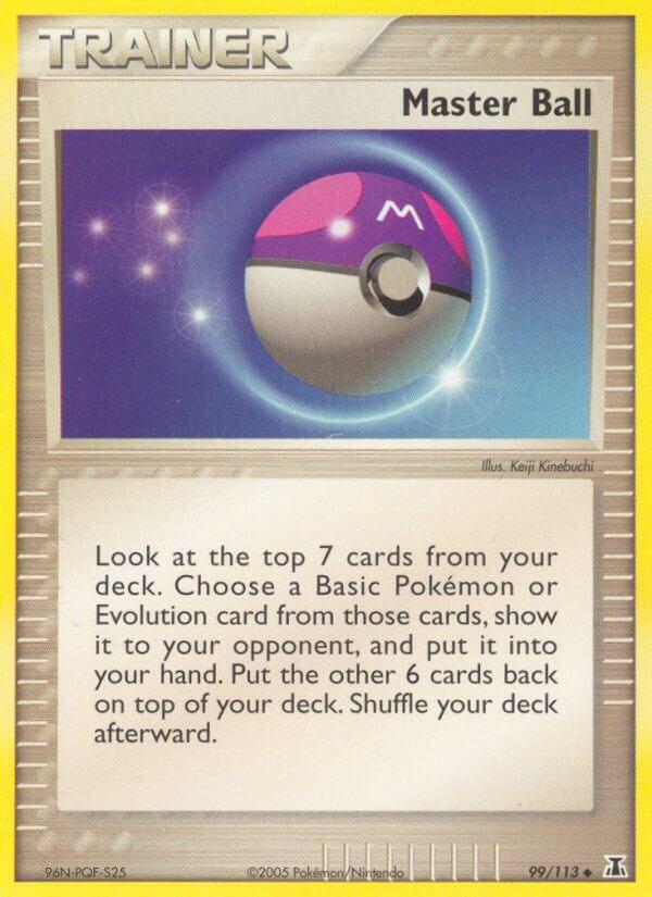 Masterball 99/113 - EX Delta Species