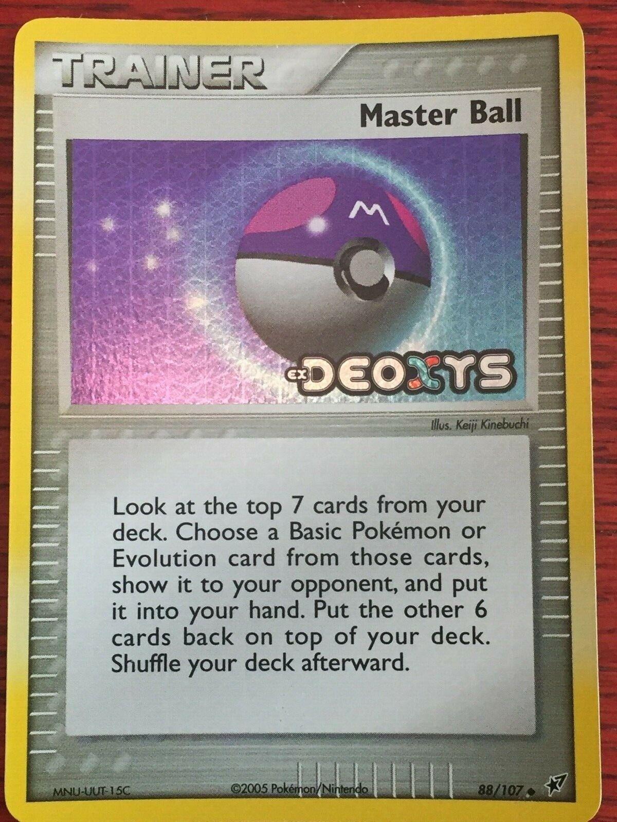 Master Ball 88/107 - EX Deoxys