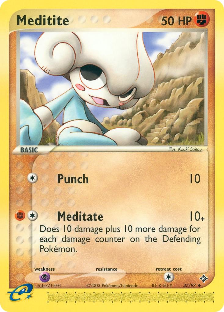 Meditite 37/97 - EX Dragon