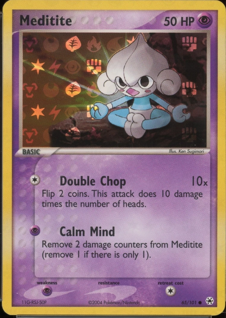 Meditite 65/101 - EX Hidden Legends