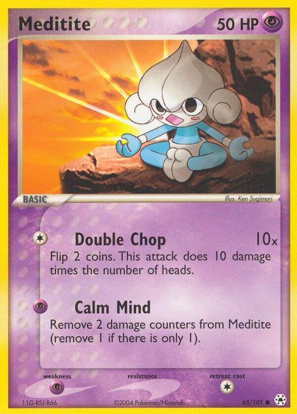 Meditite 65/101 - EX Hidden Legends
