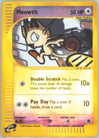Meowth 121/165 - Expedition