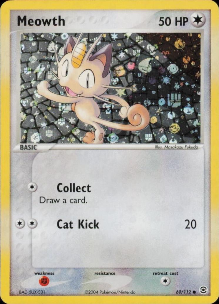 Meowth 69/112 - EX Fire Red & Leaf Green