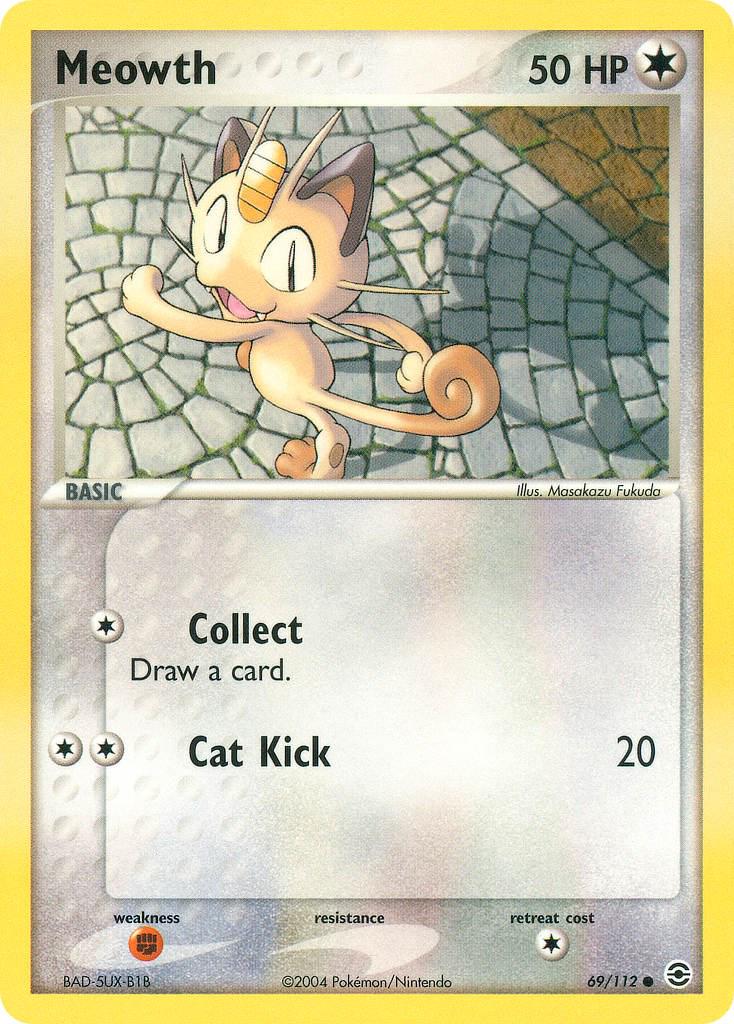 Meowth 69/112 - EX Fire Red & Leaf Green