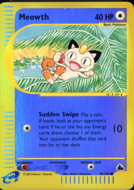 Meowth 78/144 - Skyridge