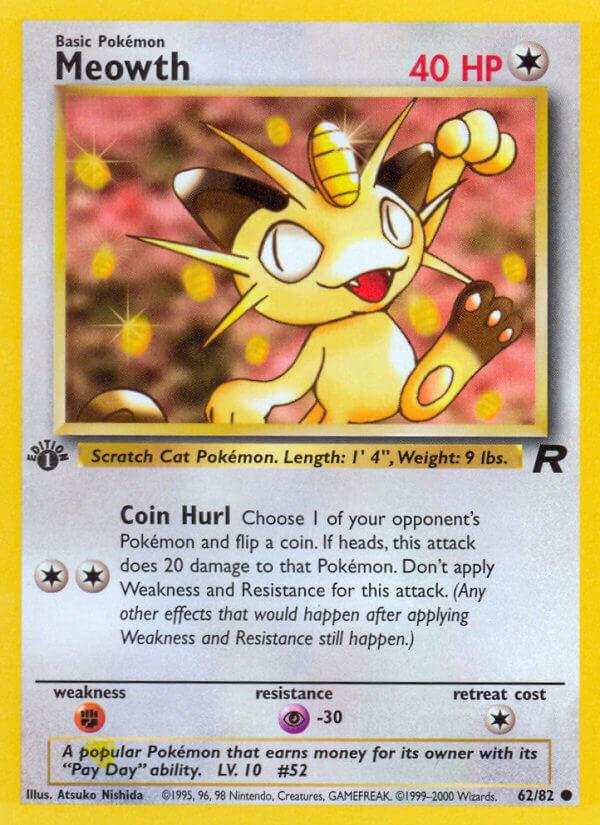 Meowth 62/82 - Team Rocket