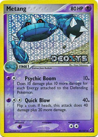 Metang 40/107 - EX Deoxys