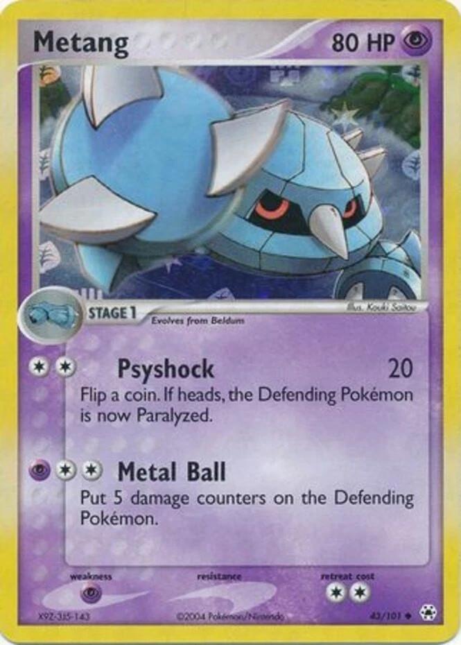 Metang 43/101 - EX Hidden Legends