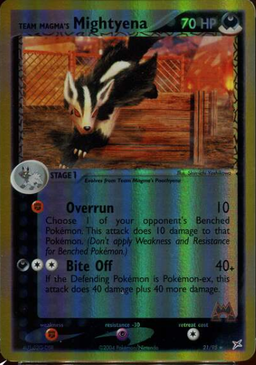 Mightyena 21/95 - EX Team Magma vs Team Aqua
