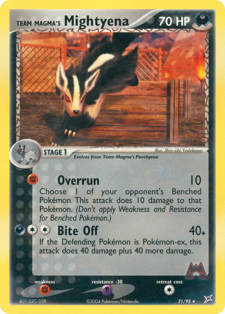 Mightyena 21/95 - EX Team Magma vs Team Aqua