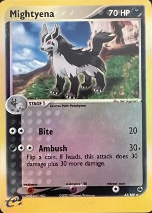 Mightyena 42/109 - EX Ruby & Sapphire